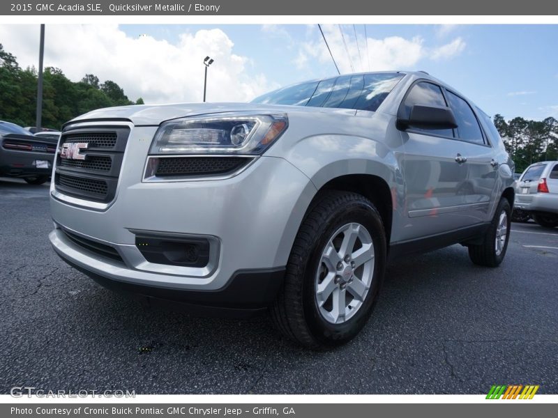 Quicksilver Metallic / Ebony 2015 GMC Acadia SLE