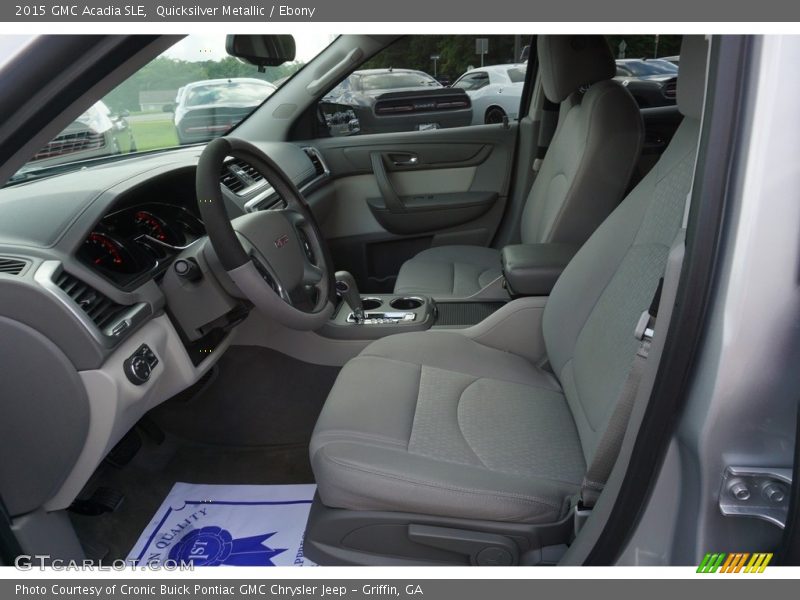 Quicksilver Metallic / Ebony 2015 GMC Acadia SLE