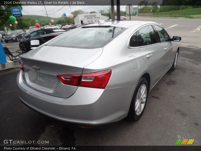 Silver Ice Metallic / Jet Black 2016 Chevrolet Malibu LT