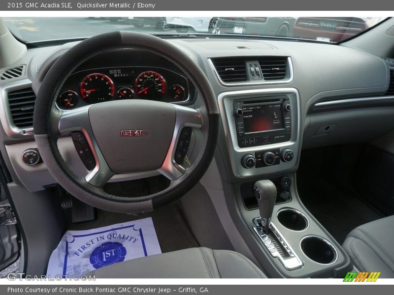 Quicksilver Metallic / Ebony 2015 GMC Acadia SLE