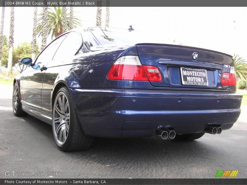 Mystic Blue Metallic / Black 2004 BMW M3 Coupe