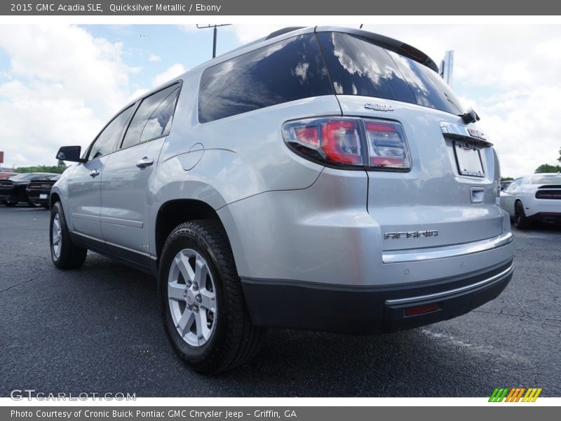 Quicksilver Metallic / Ebony 2015 GMC Acadia SLE
