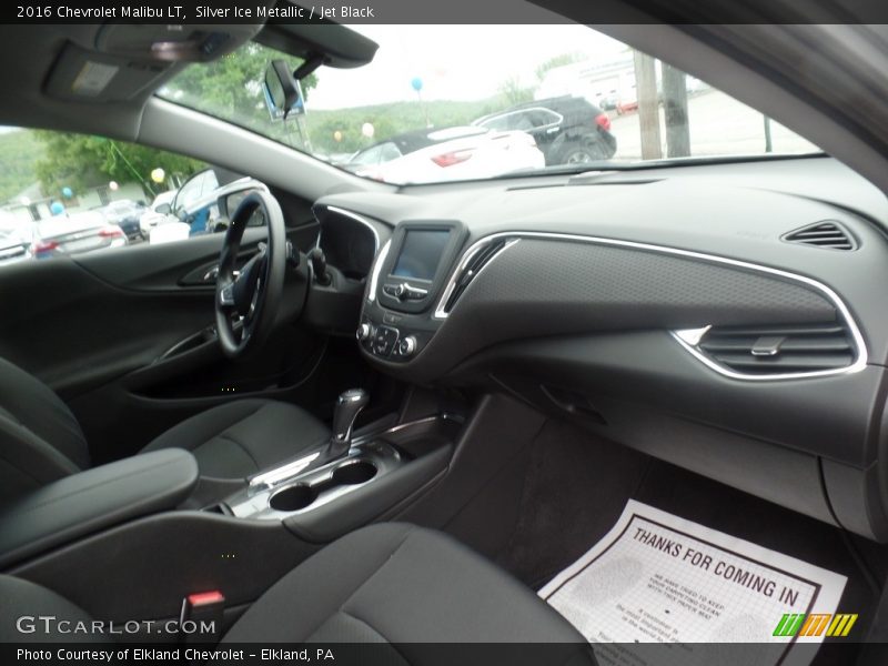 Silver Ice Metallic / Jet Black 2016 Chevrolet Malibu LT