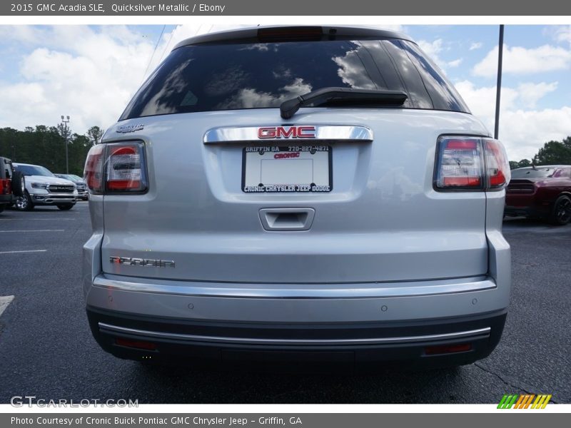 Quicksilver Metallic / Ebony 2015 GMC Acadia SLE