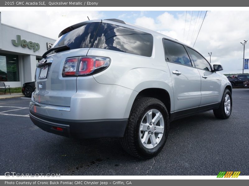 Quicksilver Metallic / Ebony 2015 GMC Acadia SLE