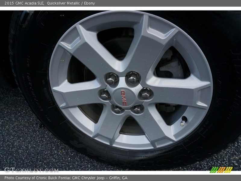 Quicksilver Metallic / Ebony 2015 GMC Acadia SLE