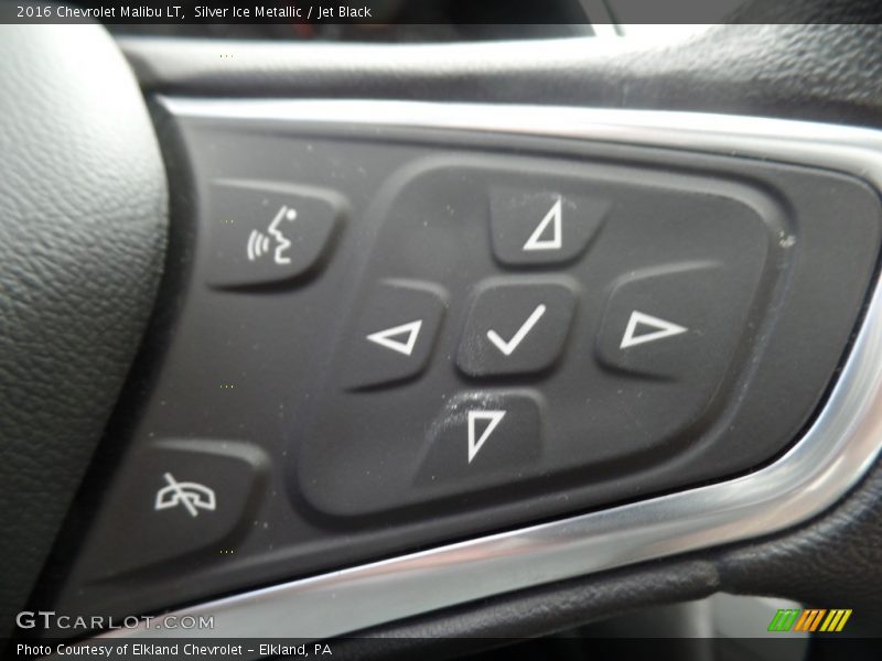 Silver Ice Metallic / Jet Black 2016 Chevrolet Malibu LT