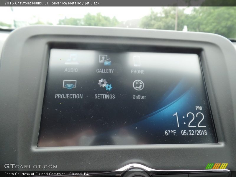 Silver Ice Metallic / Jet Black 2016 Chevrolet Malibu LT