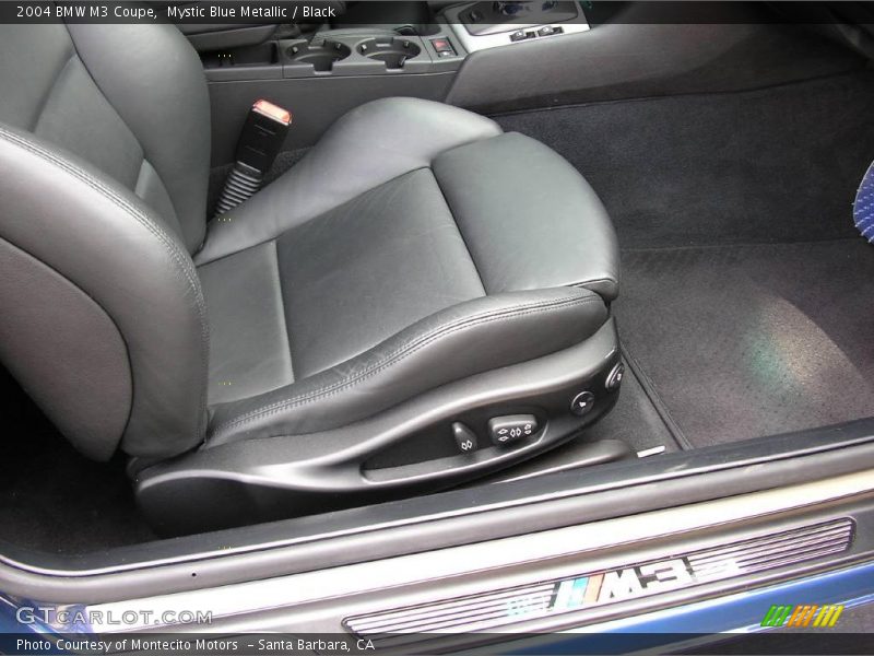Mystic Blue Metallic / Black 2004 BMW M3 Coupe