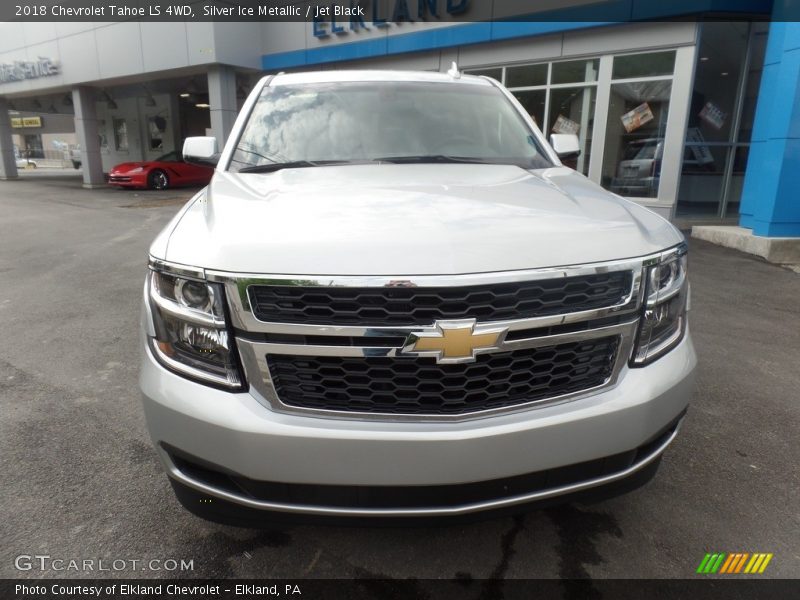 Silver Ice Metallic / Jet Black 2018 Chevrolet Tahoe LS 4WD