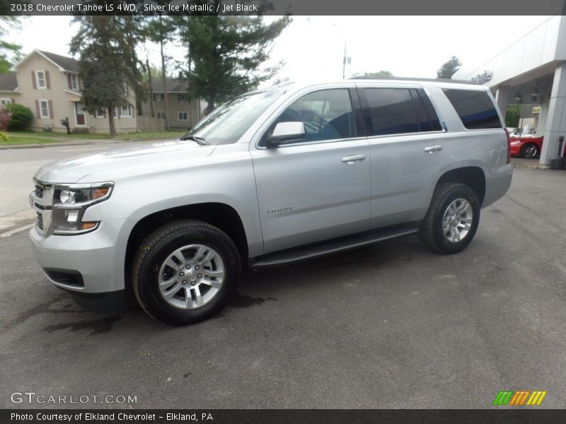Silver Ice Metallic / Jet Black 2018 Chevrolet Tahoe LS 4WD