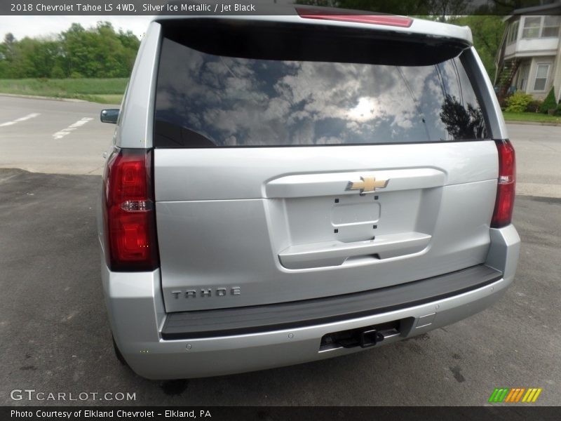 Silver Ice Metallic / Jet Black 2018 Chevrolet Tahoe LS 4WD