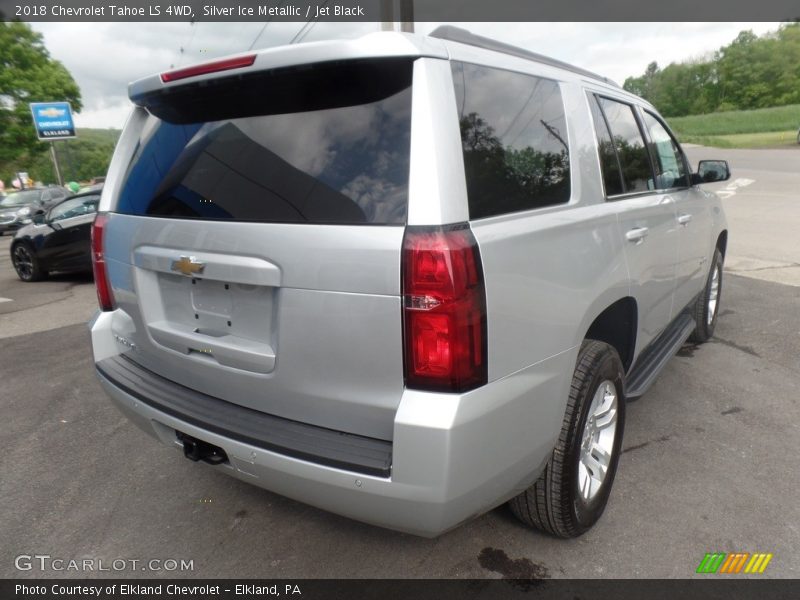 Silver Ice Metallic / Jet Black 2018 Chevrolet Tahoe LS 4WD