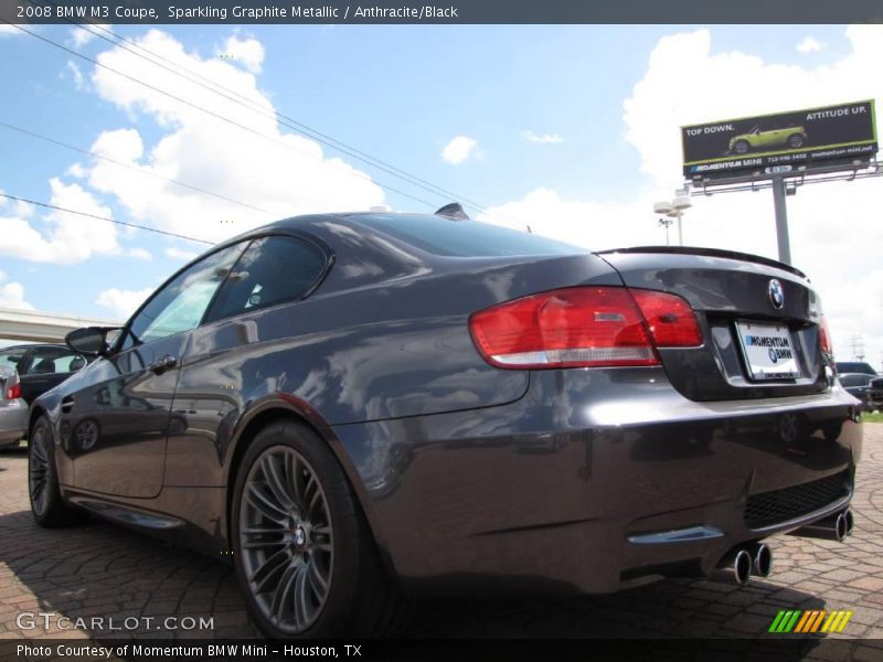 Sparkling Graphite Metallic / Anthracite/Black 2008 BMW M3 Coupe