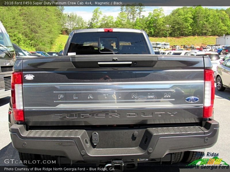 Magnetic / Black 2018 Ford F450 Super Duty Platinum Crew Cab 4x4