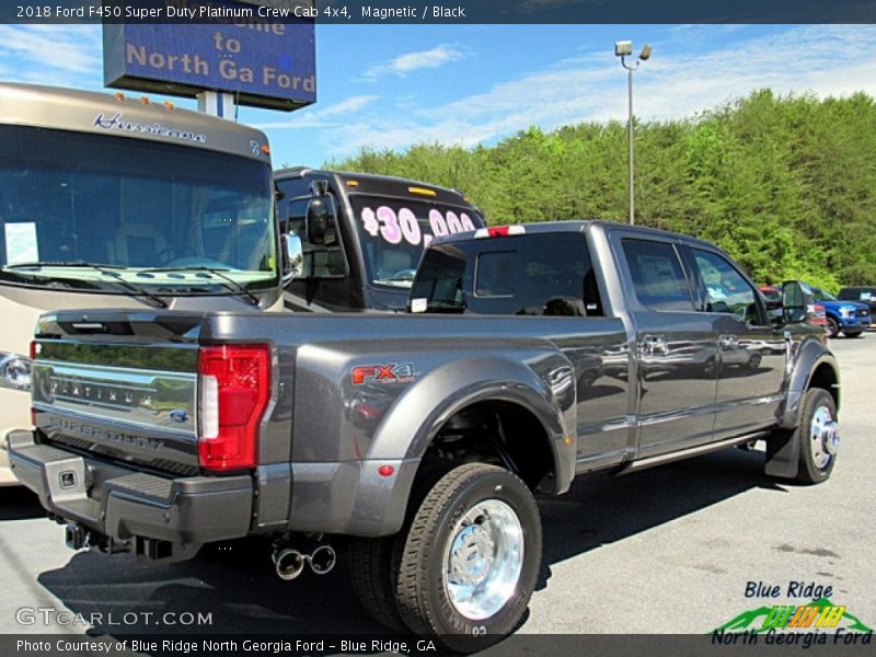Magnetic / Black 2018 Ford F450 Super Duty Platinum Crew Cab 4x4