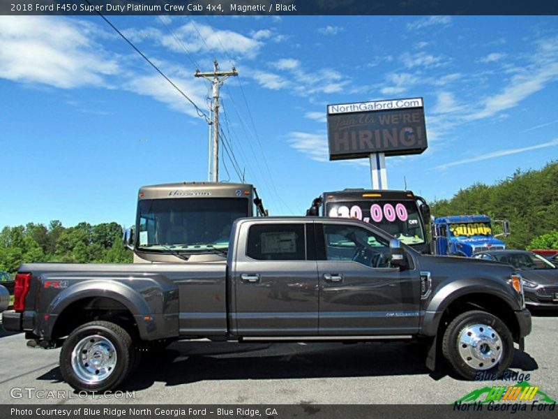 Magnetic / Black 2018 Ford F450 Super Duty Platinum Crew Cab 4x4