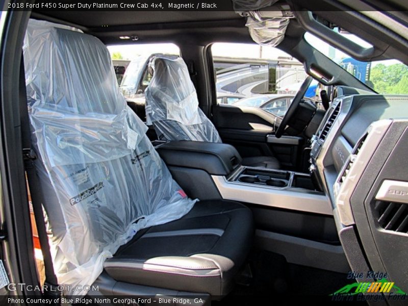 Magnetic / Black 2018 Ford F450 Super Duty Platinum Crew Cab 4x4