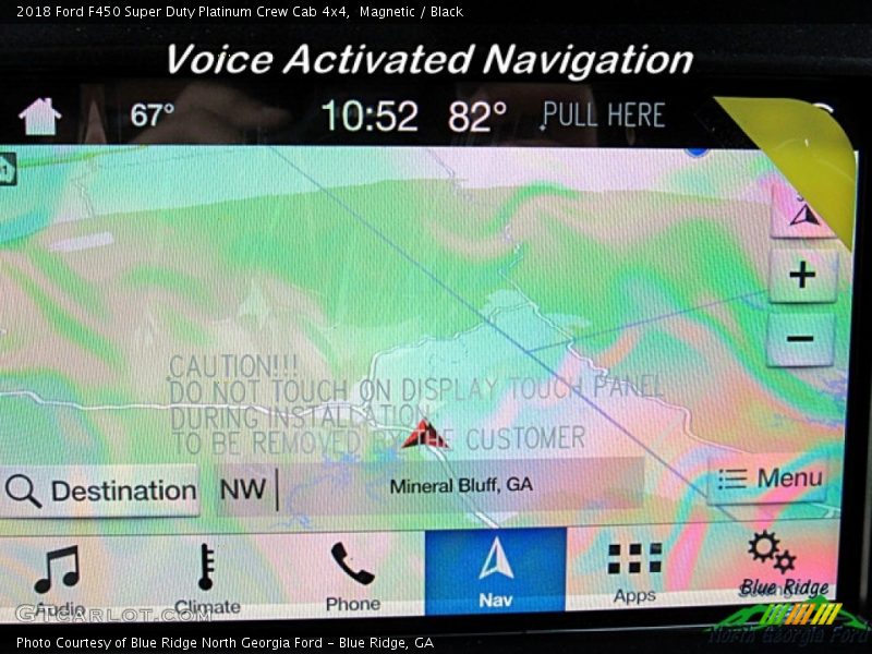 Magnetic / Black 2018 Ford F450 Super Duty Platinum Crew Cab 4x4