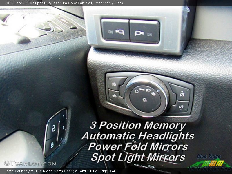 Magnetic / Black 2018 Ford F450 Super Duty Platinum Crew Cab 4x4