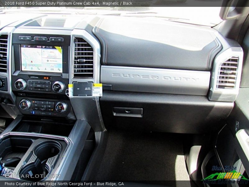 Magnetic / Black 2018 Ford F450 Super Duty Platinum Crew Cab 4x4