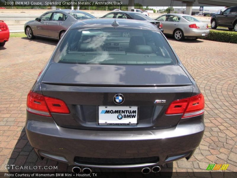 Sparkling Graphite Metallic / Anthracite/Black 2008 BMW M3 Coupe