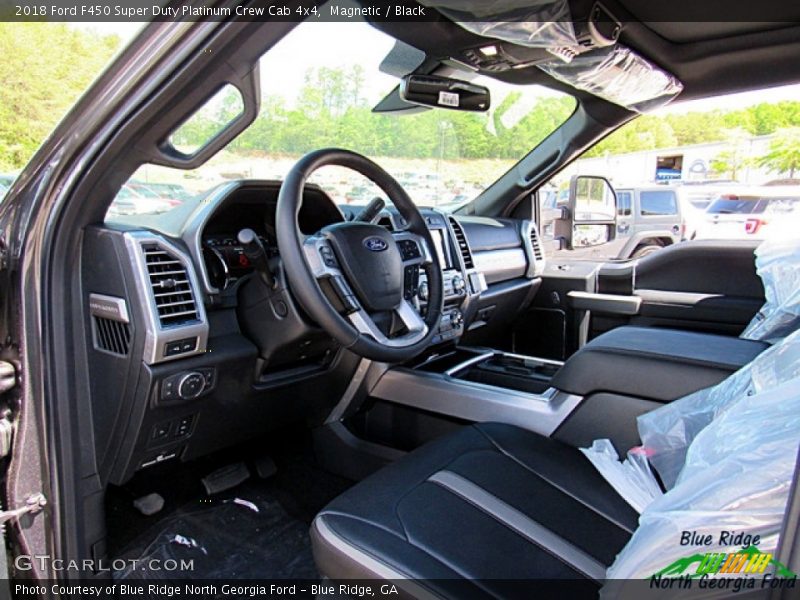 Magnetic / Black 2018 Ford F450 Super Duty Platinum Crew Cab 4x4