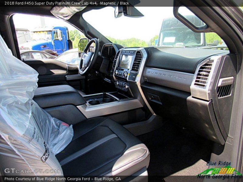 Magnetic / Black 2018 Ford F450 Super Duty Platinum Crew Cab 4x4
