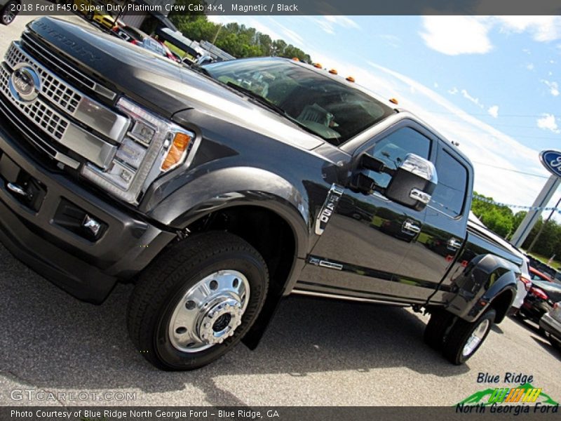 Magnetic / Black 2018 Ford F450 Super Duty Platinum Crew Cab 4x4