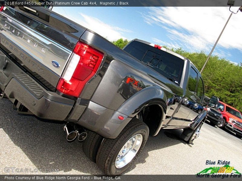 Magnetic / Black 2018 Ford F450 Super Duty Platinum Crew Cab 4x4