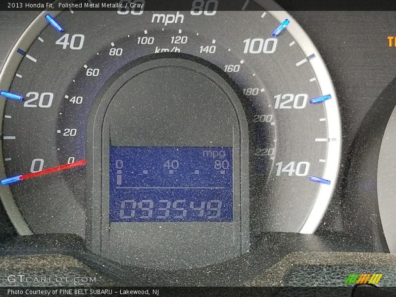 Polished Metal Metallic / Gray 2013 Honda Fit