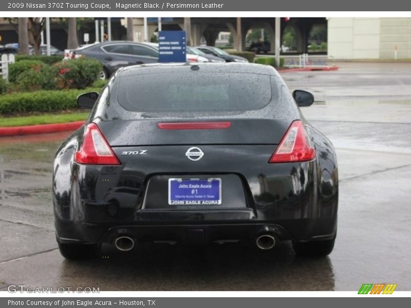 Magnetic Black / Persimmon Leather 2009 Nissan 370Z Touring Coupe