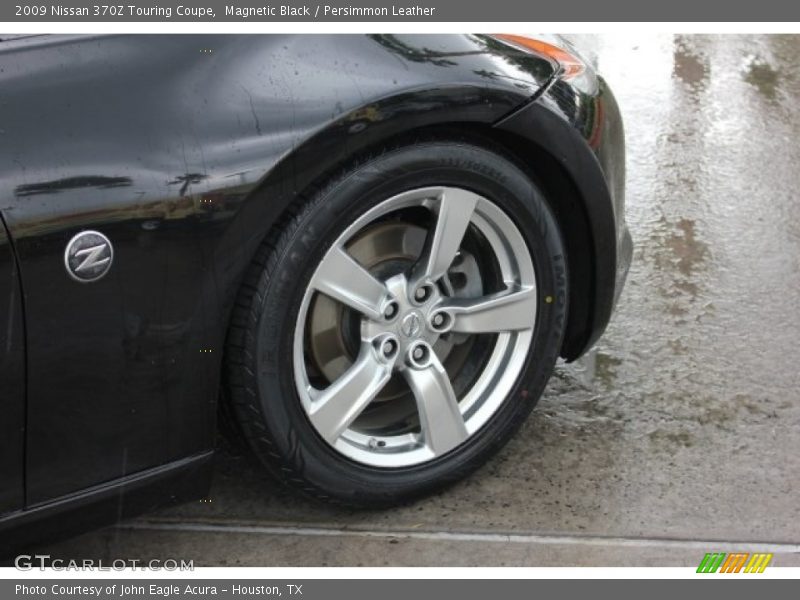Magnetic Black / Persimmon Leather 2009 Nissan 370Z Touring Coupe