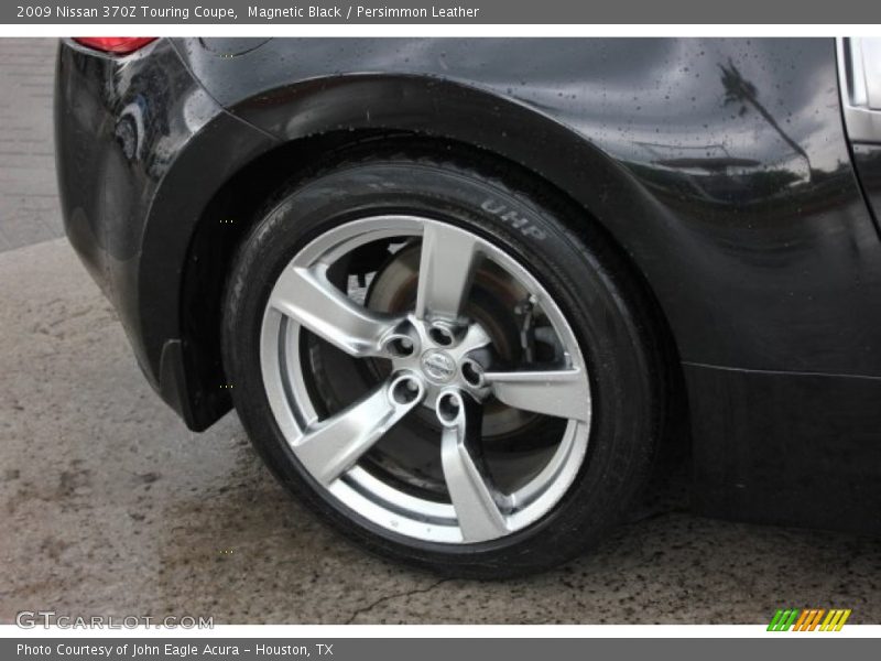 Magnetic Black / Persimmon Leather 2009 Nissan 370Z Touring Coupe