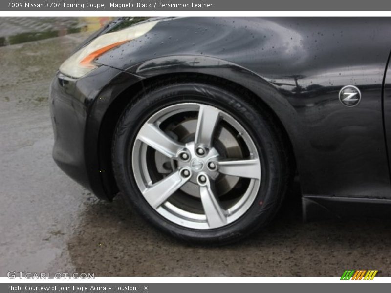 Magnetic Black / Persimmon Leather 2009 Nissan 370Z Touring Coupe