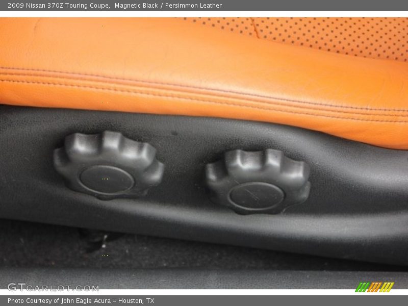 Magnetic Black / Persimmon Leather 2009 Nissan 370Z Touring Coupe
