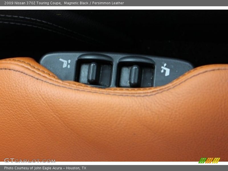 Magnetic Black / Persimmon Leather 2009 Nissan 370Z Touring Coupe