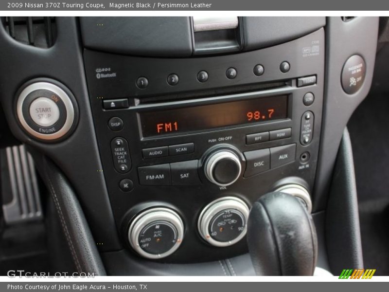 Magnetic Black / Persimmon Leather 2009 Nissan 370Z Touring Coupe
