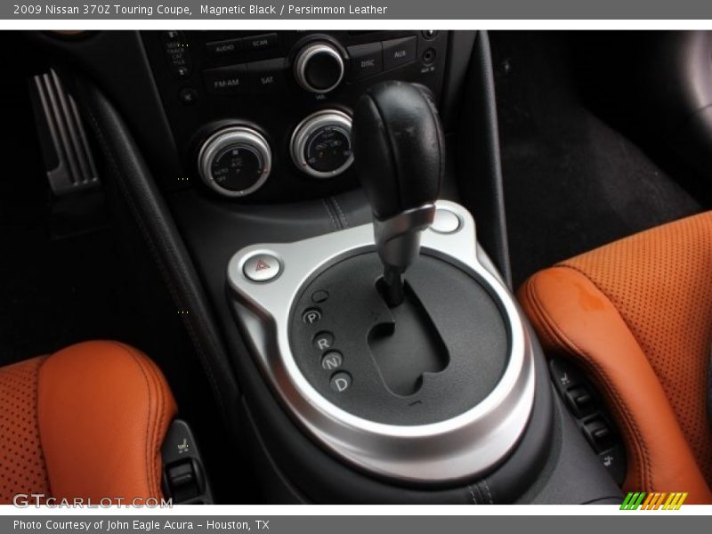 Magnetic Black / Persimmon Leather 2009 Nissan 370Z Touring Coupe