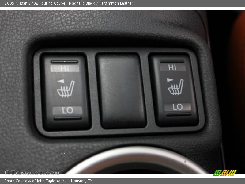 Magnetic Black / Persimmon Leather 2009 Nissan 370Z Touring Coupe