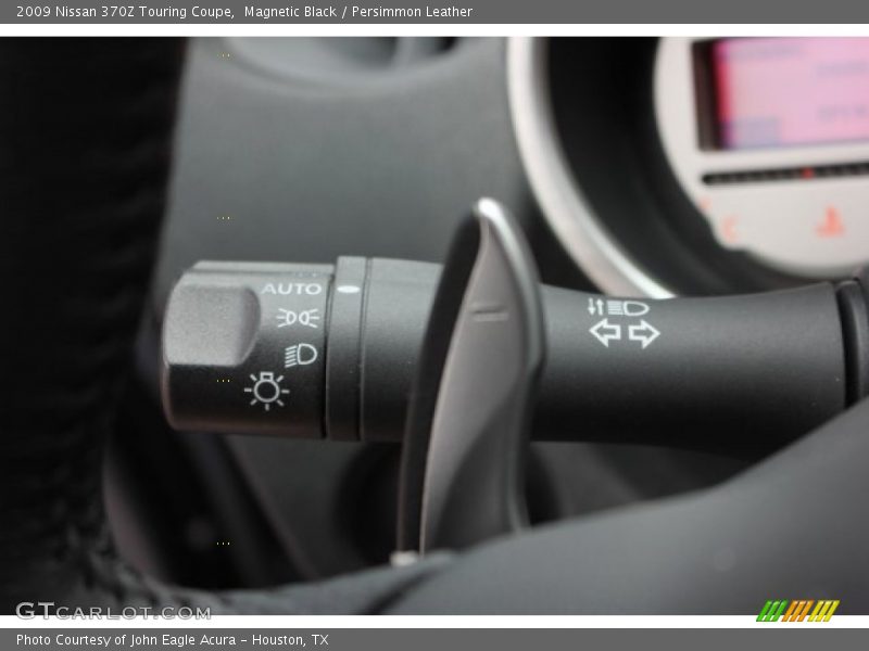 Magnetic Black / Persimmon Leather 2009 Nissan 370Z Touring Coupe