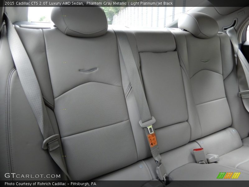 Phantom Gray Metallic / Light Platinum/Jet Black 2015 Cadillac CTS 2.0T Luxury AWD Sedan