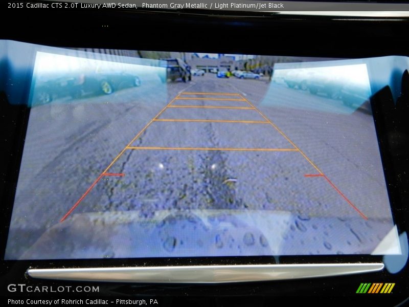 Phantom Gray Metallic / Light Platinum/Jet Black 2015 Cadillac CTS 2.0T Luxury AWD Sedan
