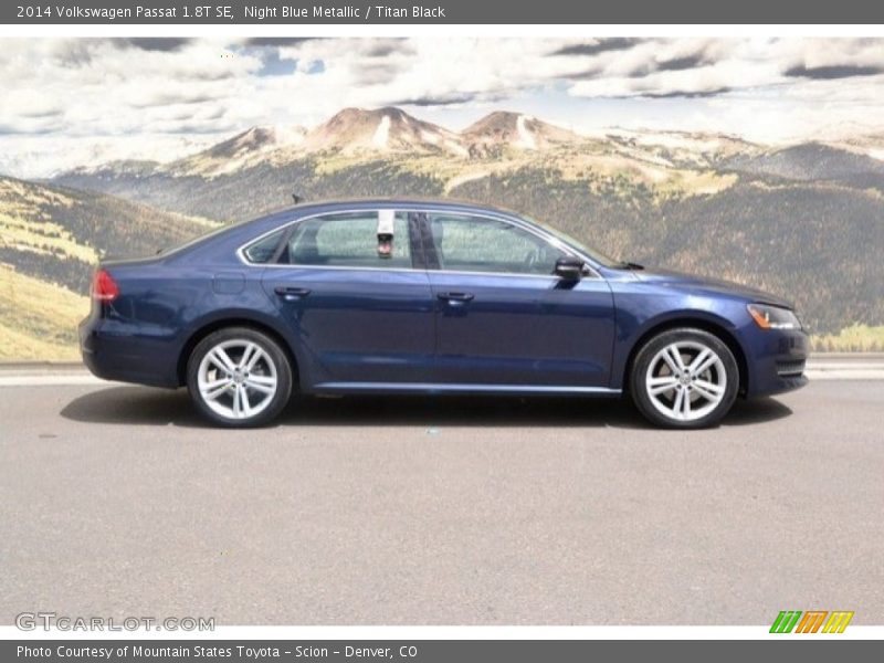 Night Blue Metallic / Titan Black 2014 Volkswagen Passat 1.8T SE