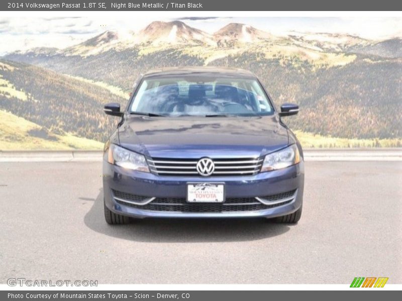 Night Blue Metallic / Titan Black 2014 Volkswagen Passat 1.8T SE
