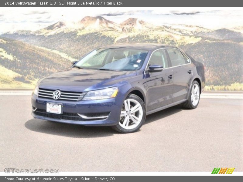 Night Blue Metallic / Titan Black 2014 Volkswagen Passat 1.8T SE