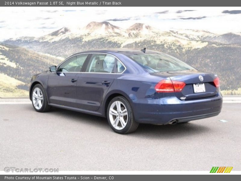 Night Blue Metallic / Titan Black 2014 Volkswagen Passat 1.8T SE