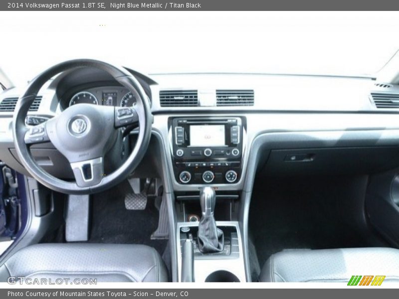 Night Blue Metallic / Titan Black 2014 Volkswagen Passat 1.8T SE