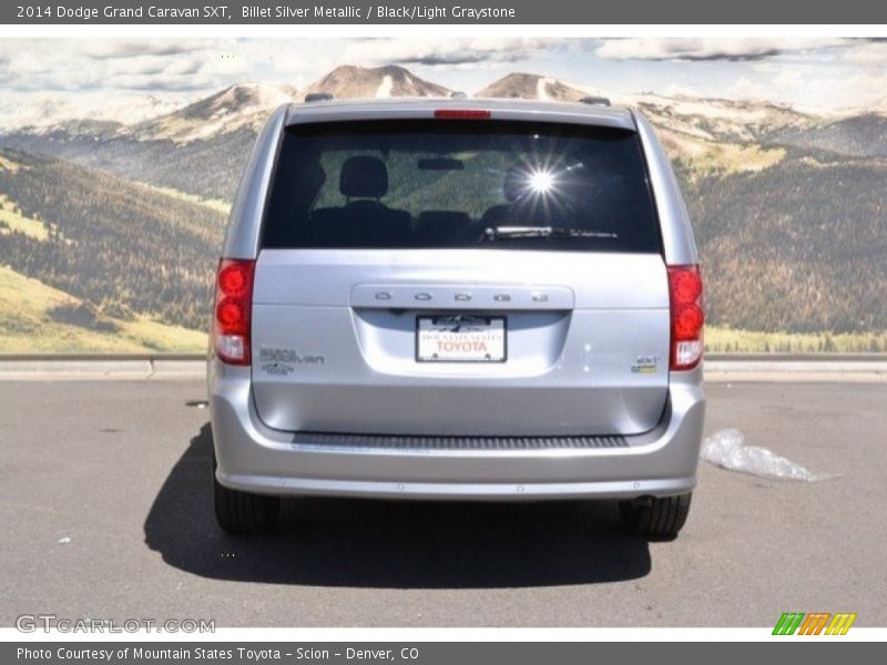 Billet Silver Metallic / Black/Light Graystone 2014 Dodge Grand Caravan SXT