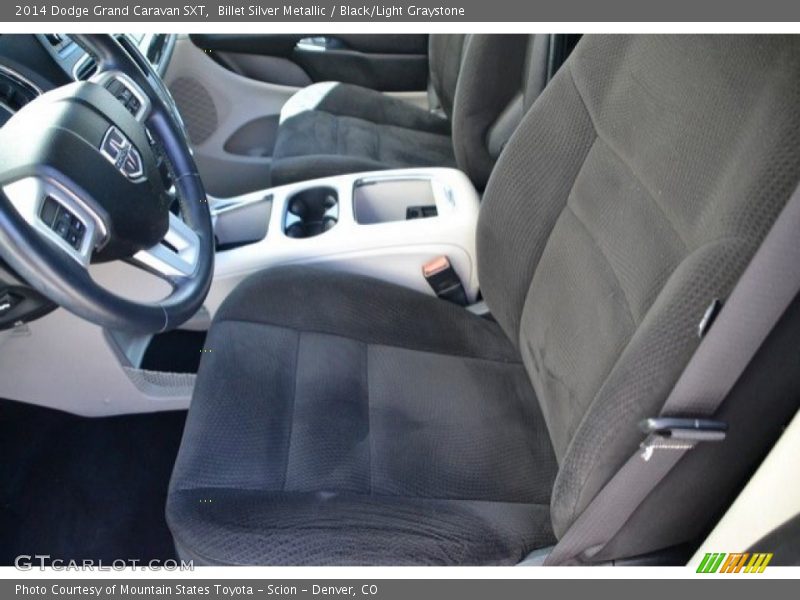 Billet Silver Metallic / Black/Light Graystone 2014 Dodge Grand Caravan SXT